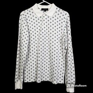 Kris Van Assche Mens Long Sleeve Polo Size Small